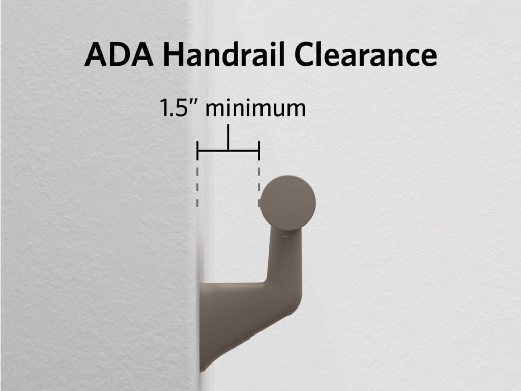 ADA Handrail Clearance Specifications