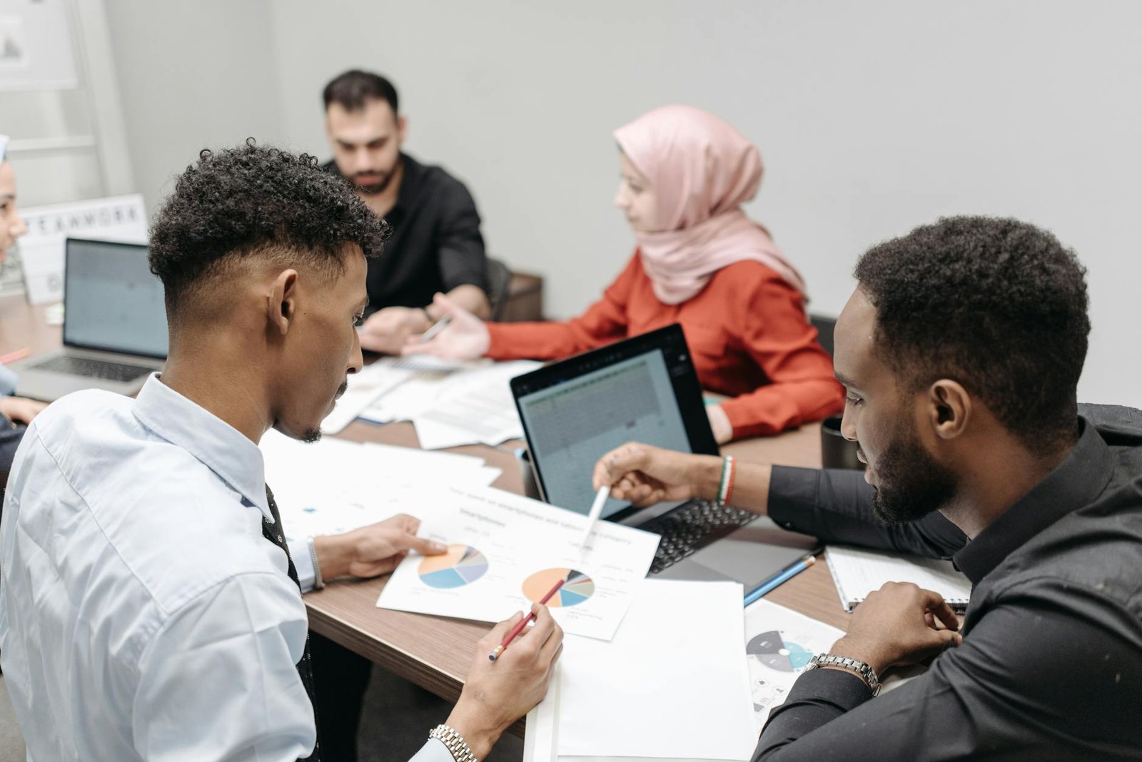 people having a meeting